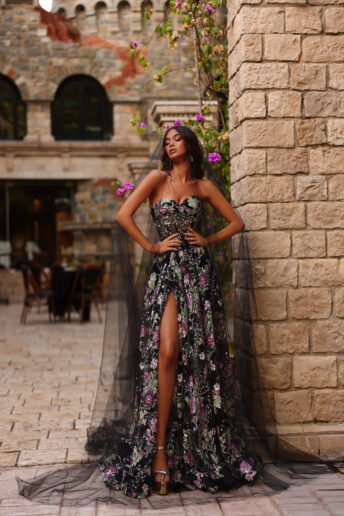 BLOSSOMING IRIS GOWN