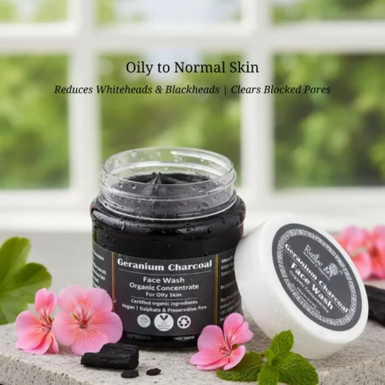 Geranium Charcoal Face Wash Concentrate (125gm)
