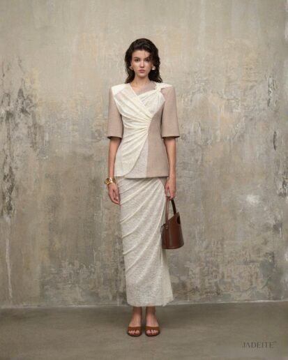 Sandstone Top X Desert Off-White Skirt