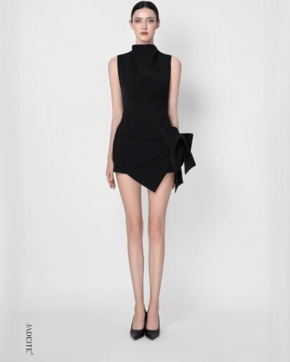 Mia B Draped Dress