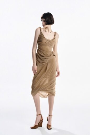 ASYMMETRICAL WRAP TOP