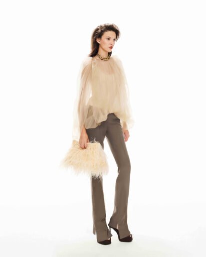 SLIT-HEM PANTS
