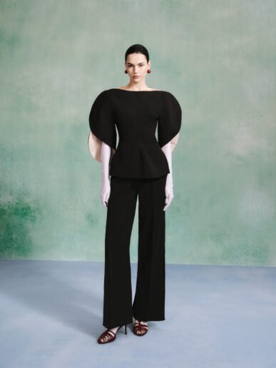Flared-Black-Trousers